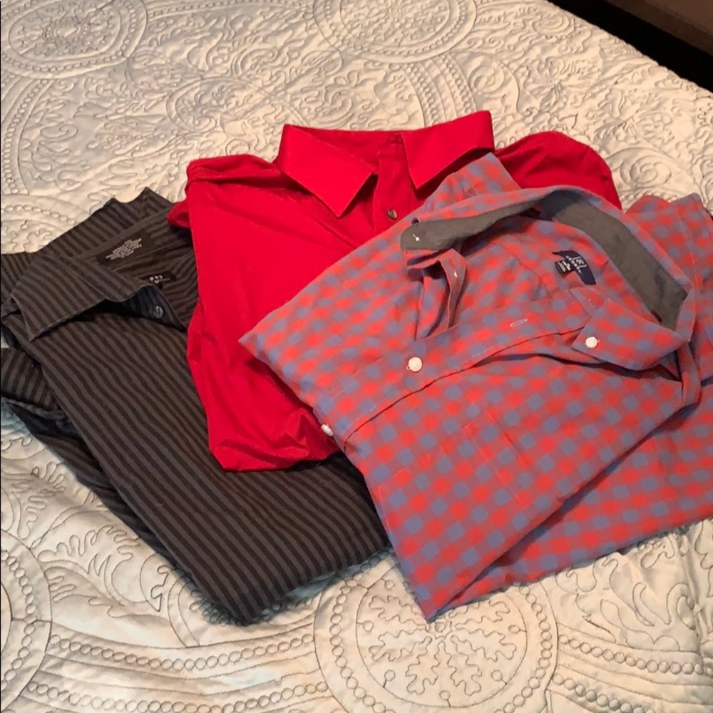 Button ups, 2 George brand 1 Axcess